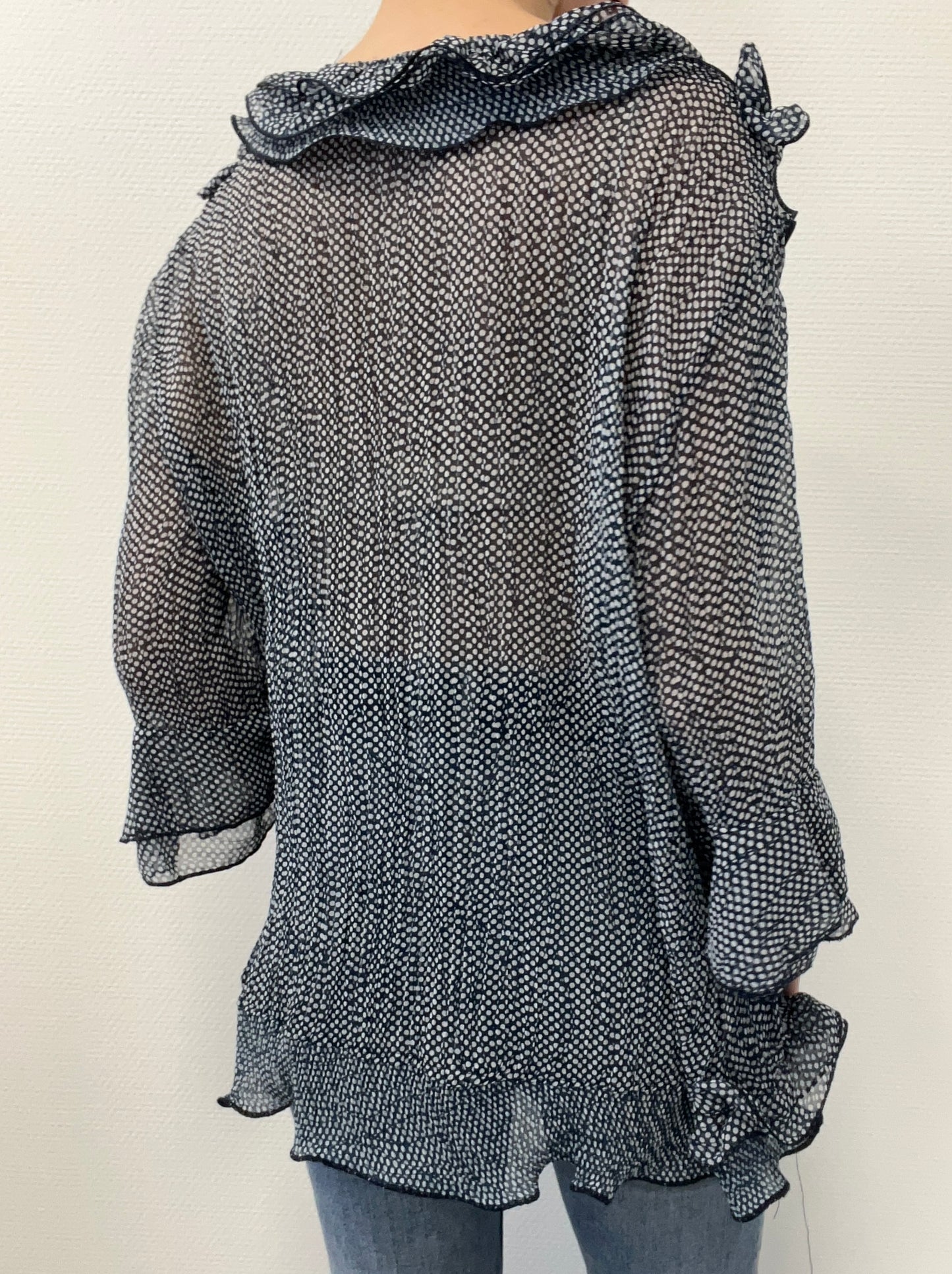 Blouse à volants