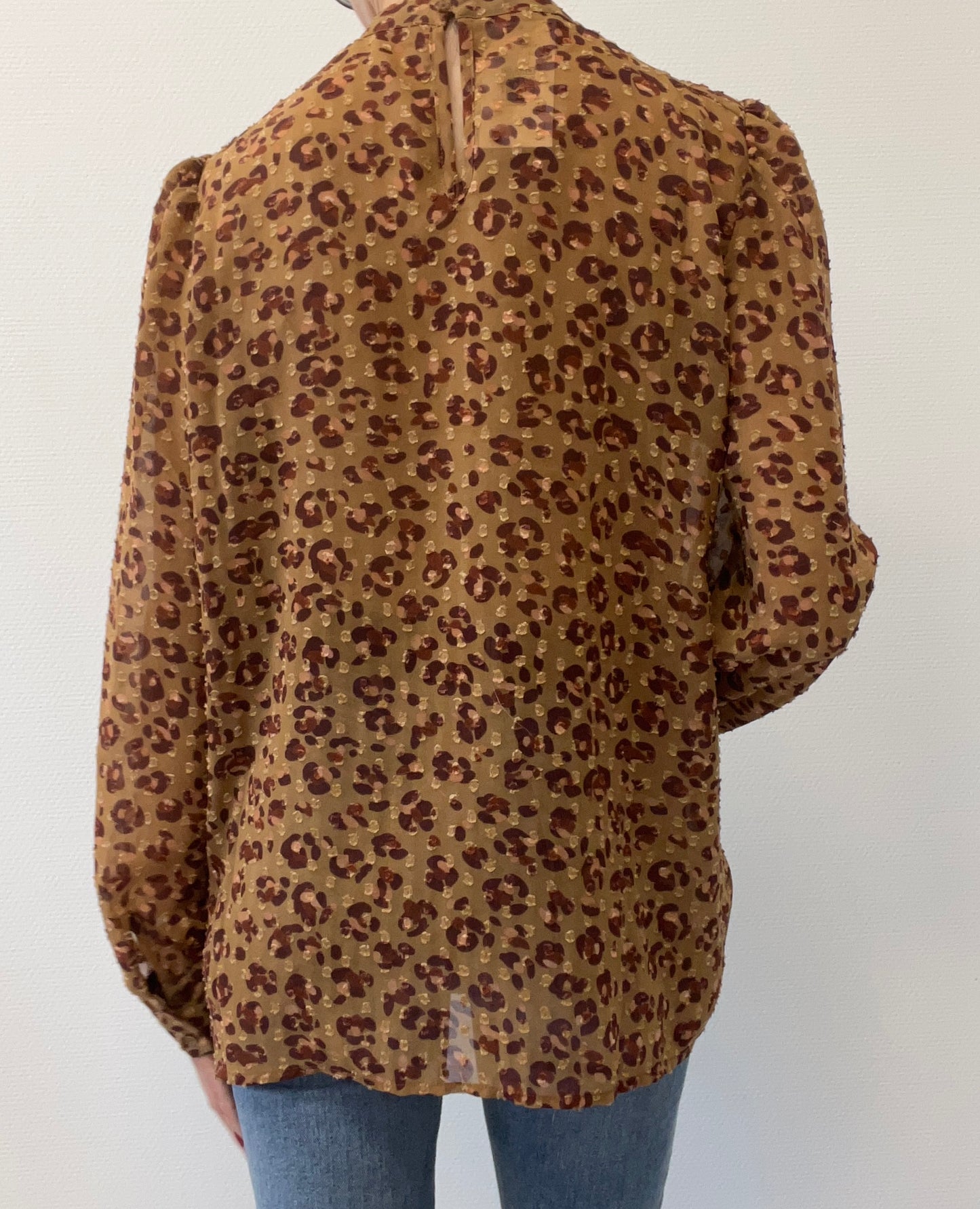 Blouse en plumetis imprimée