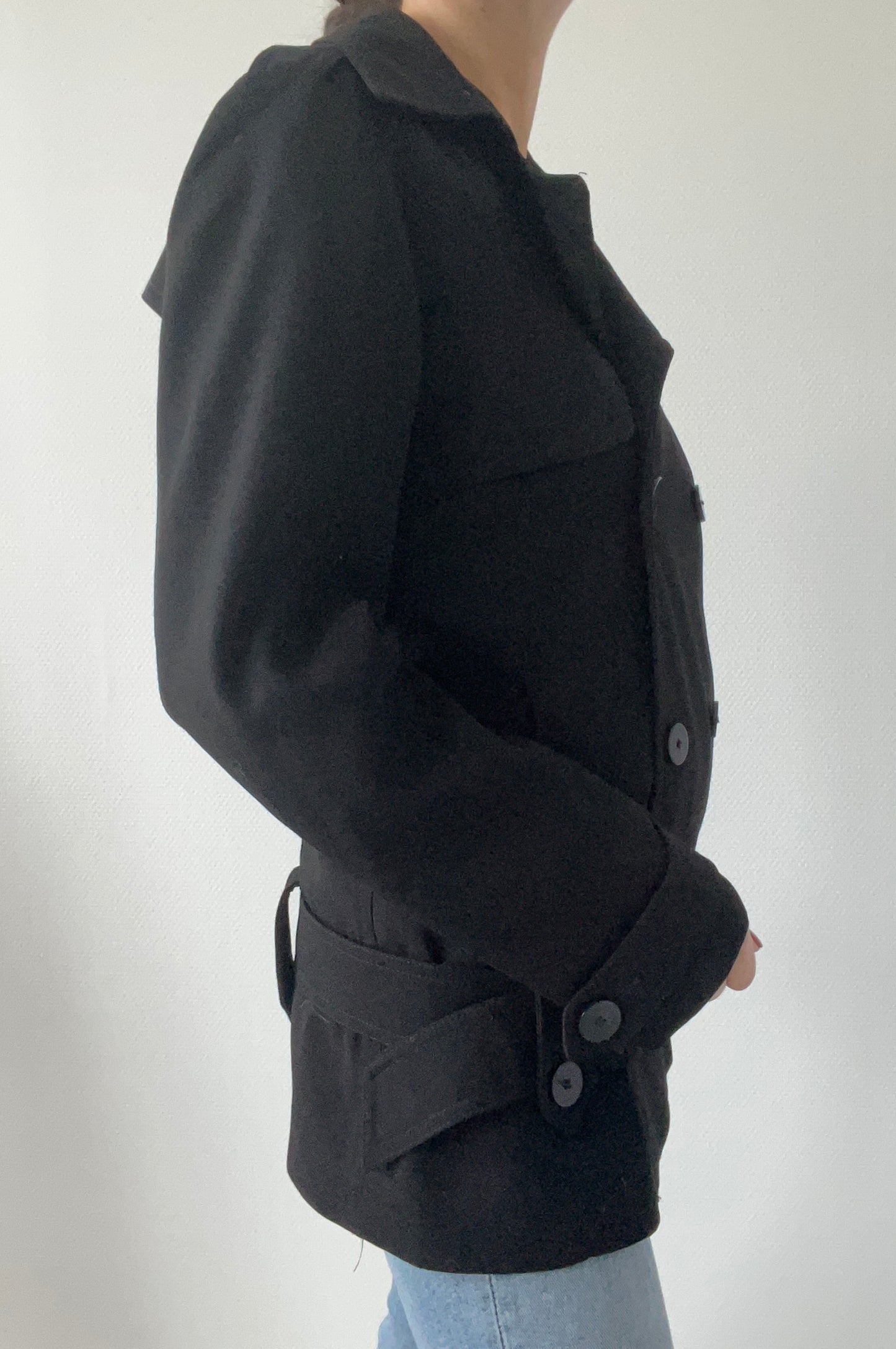 Veste blazer avec ceinture