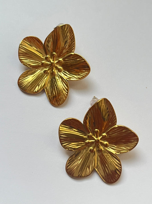 Boucles d'oreilles fleur