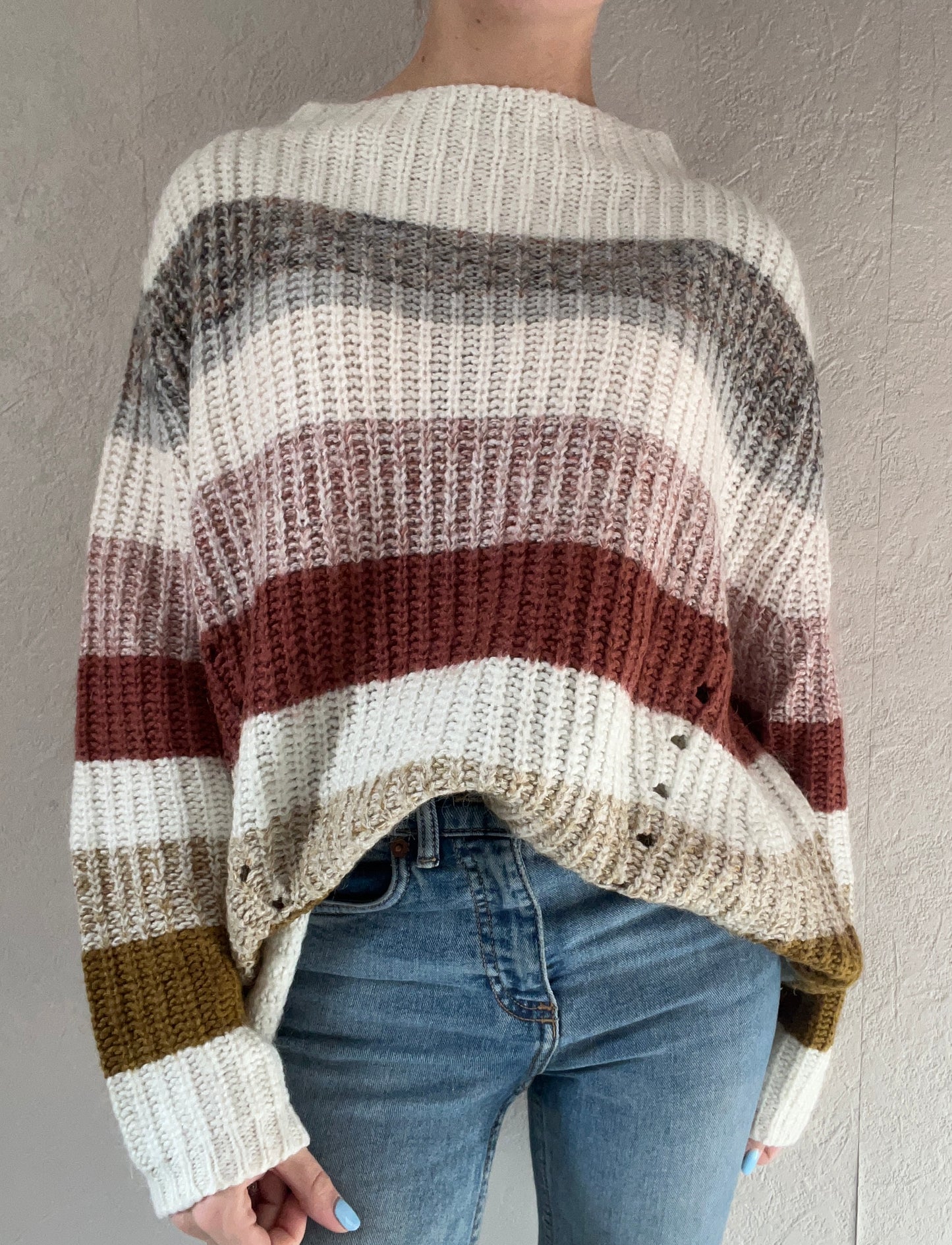 Pull chaud coloré