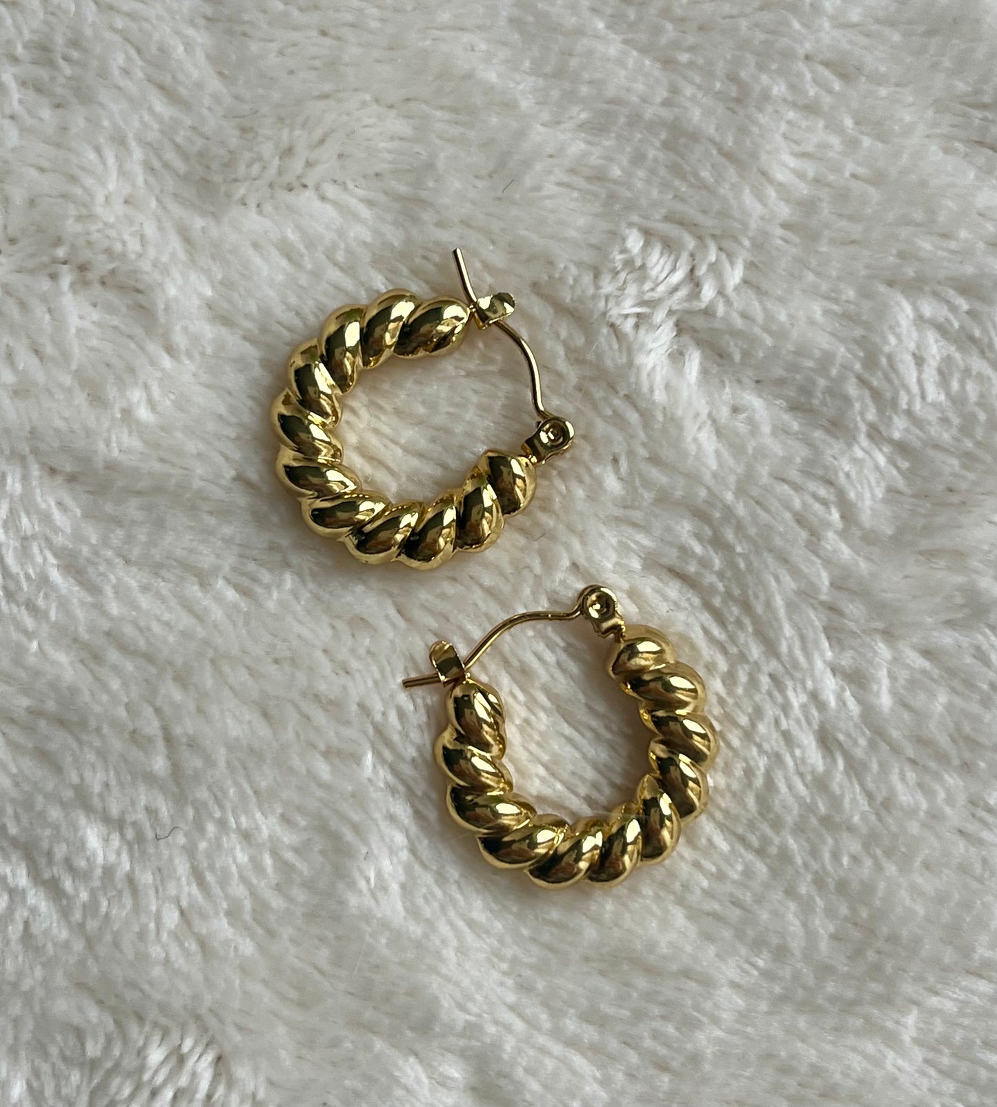 Boucles d’oreilles torsadées
