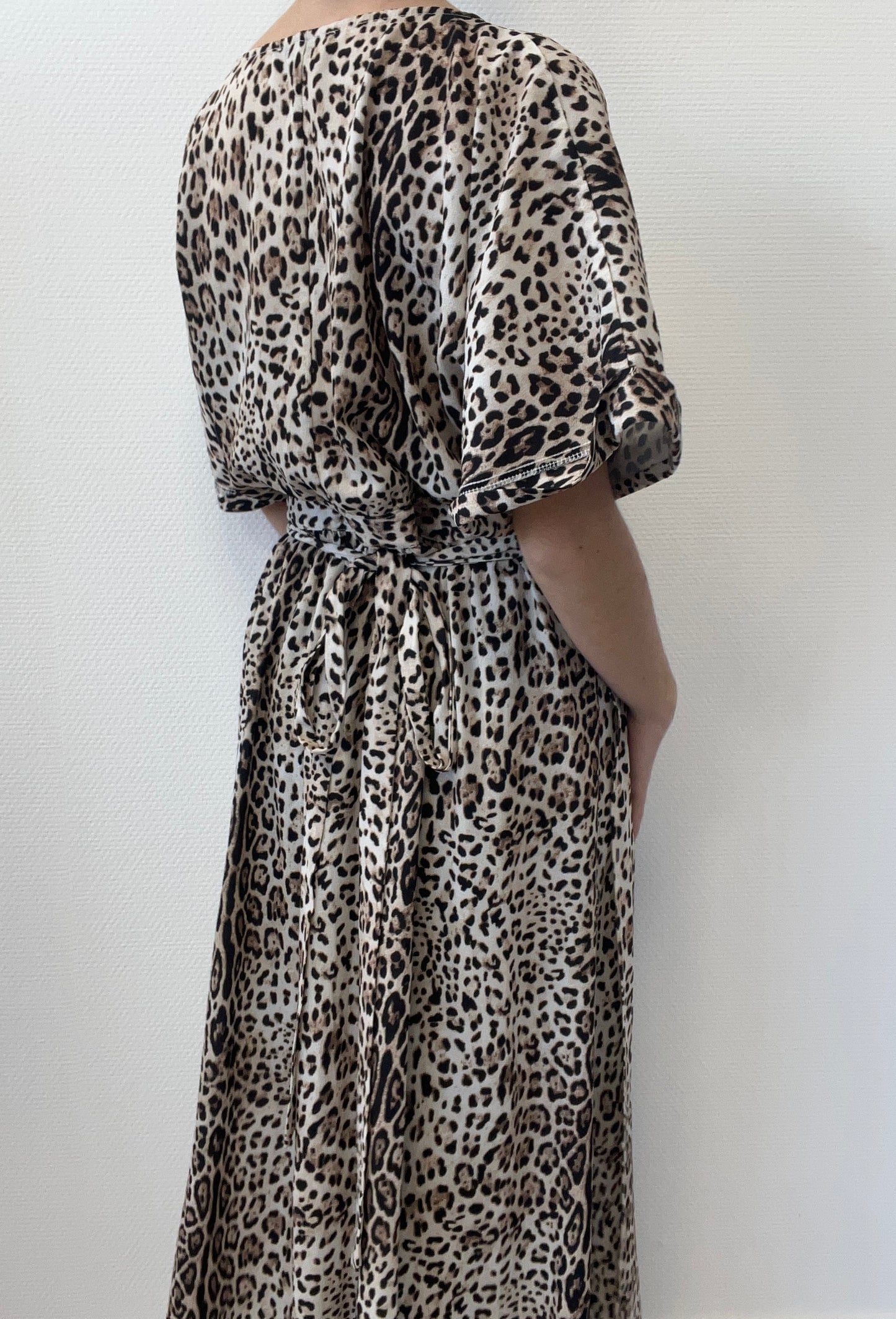 Robe portefeuille léopard