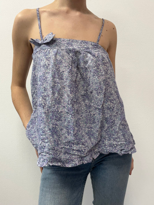 Top à fines bretelles