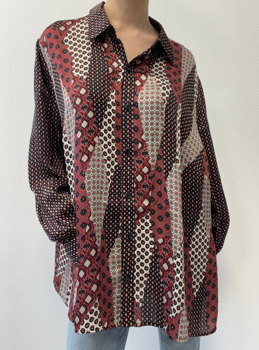 Chemise à motifs