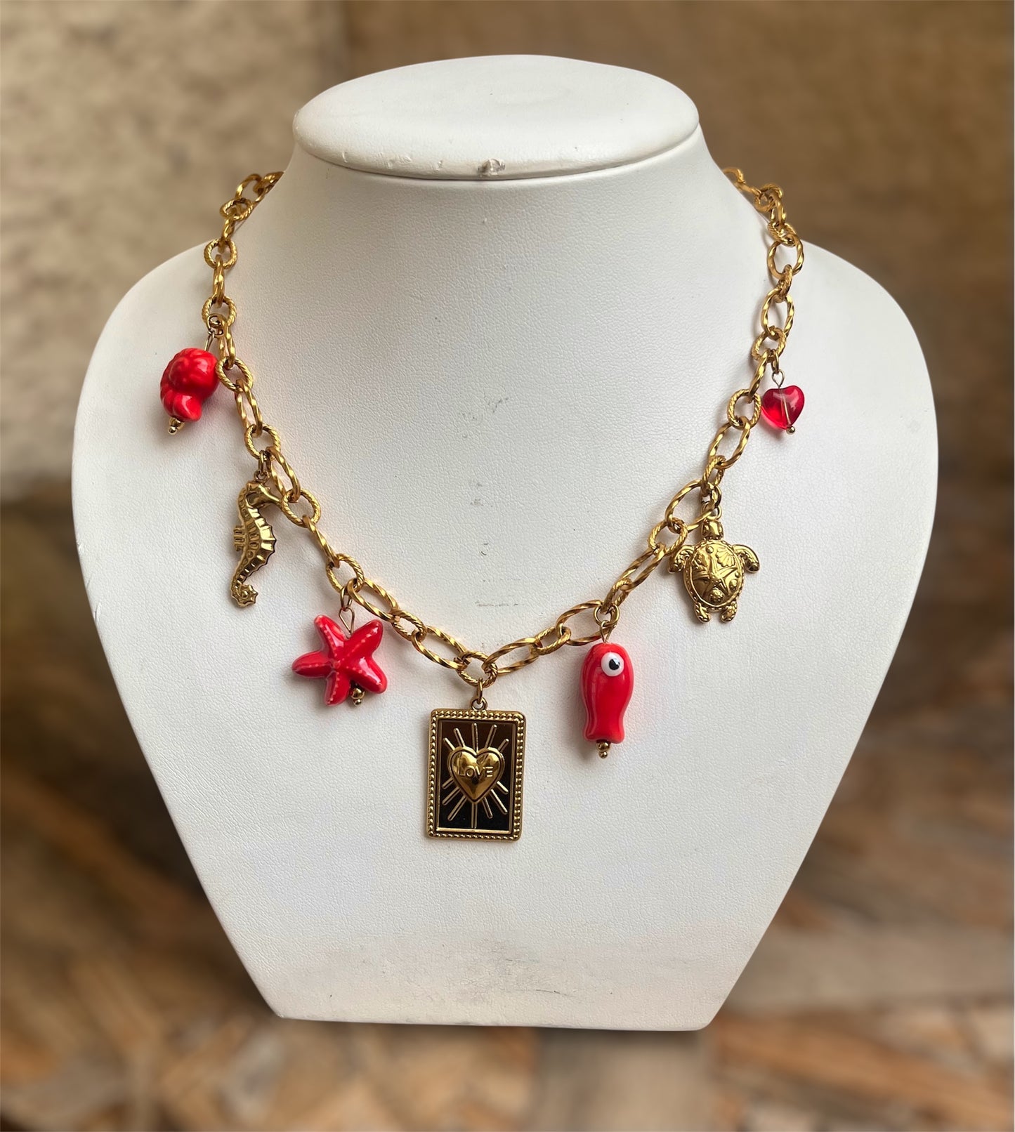 Collier charms « Luzia »