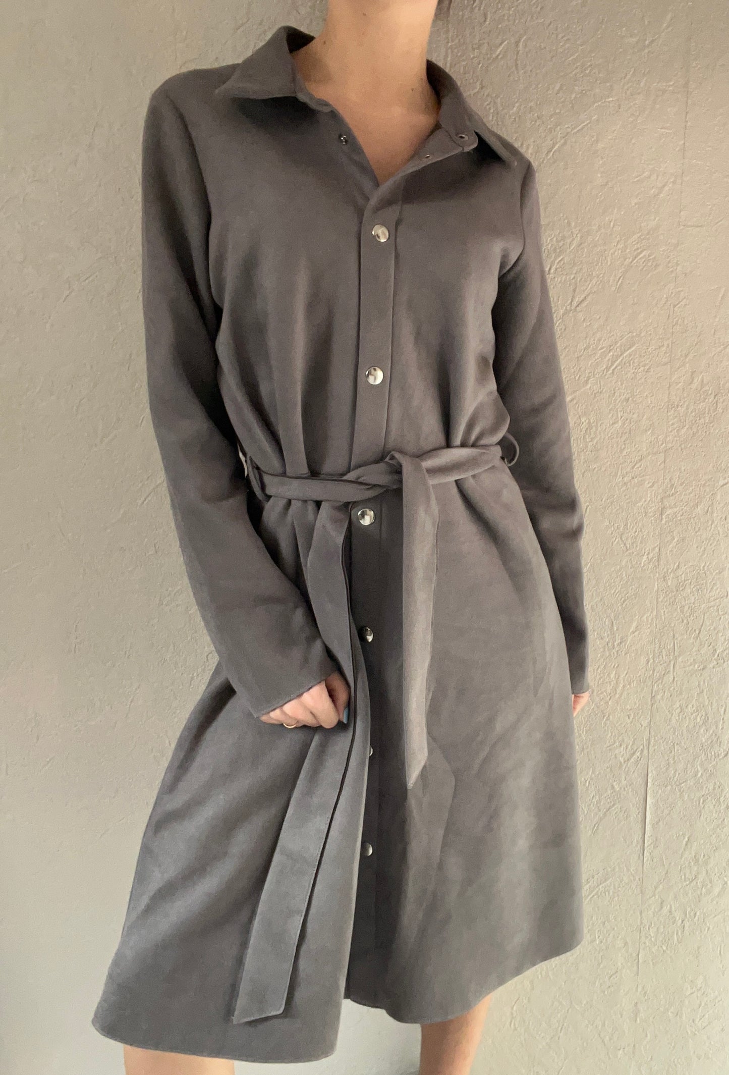 Robe en suédine
