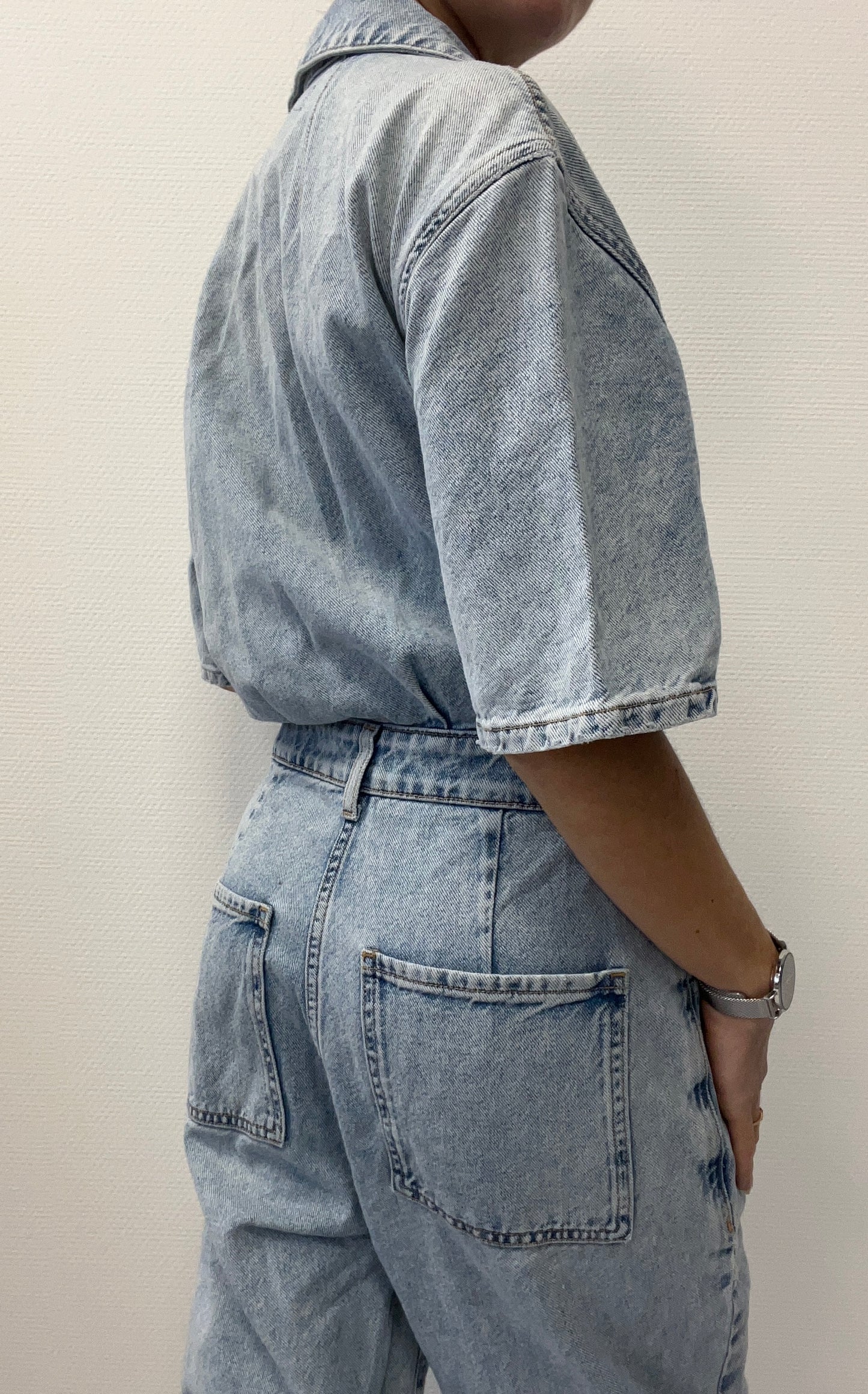 Combi-pantalon en jean