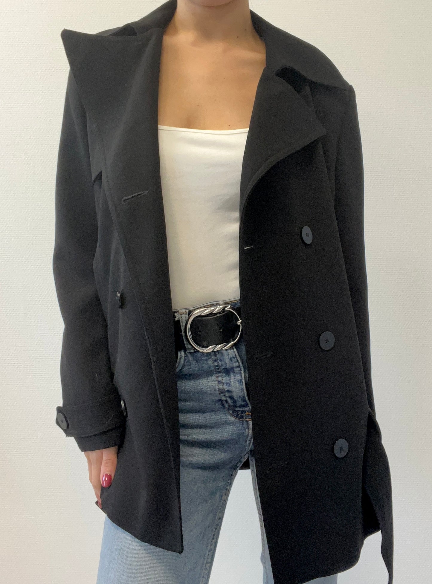 Veste blazer avec ceinture