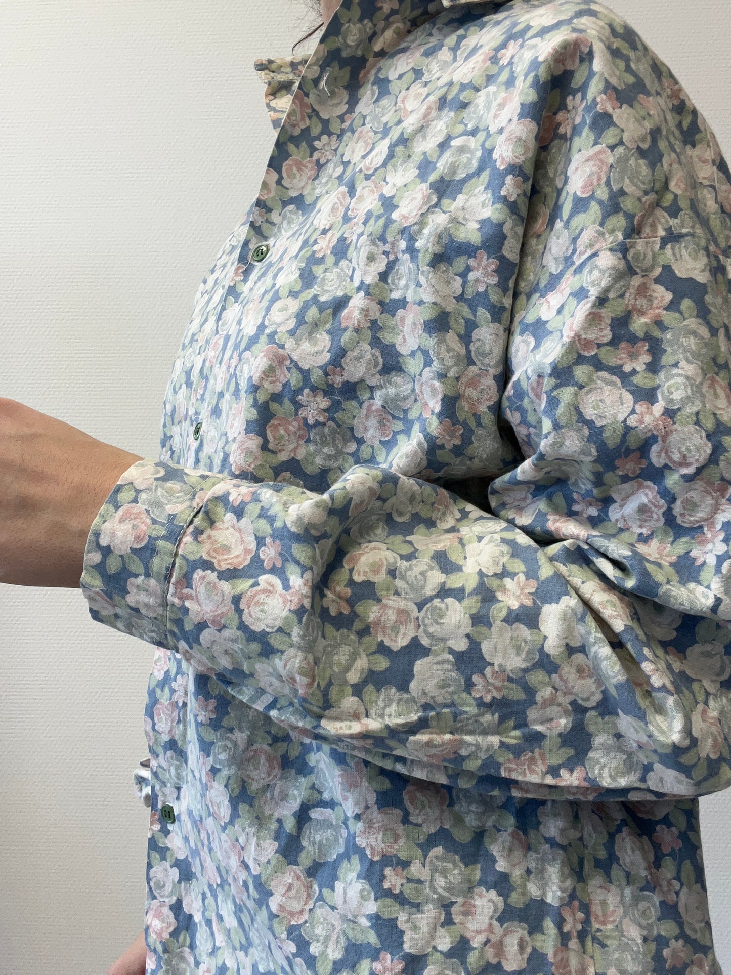 Chemise en à fleurs