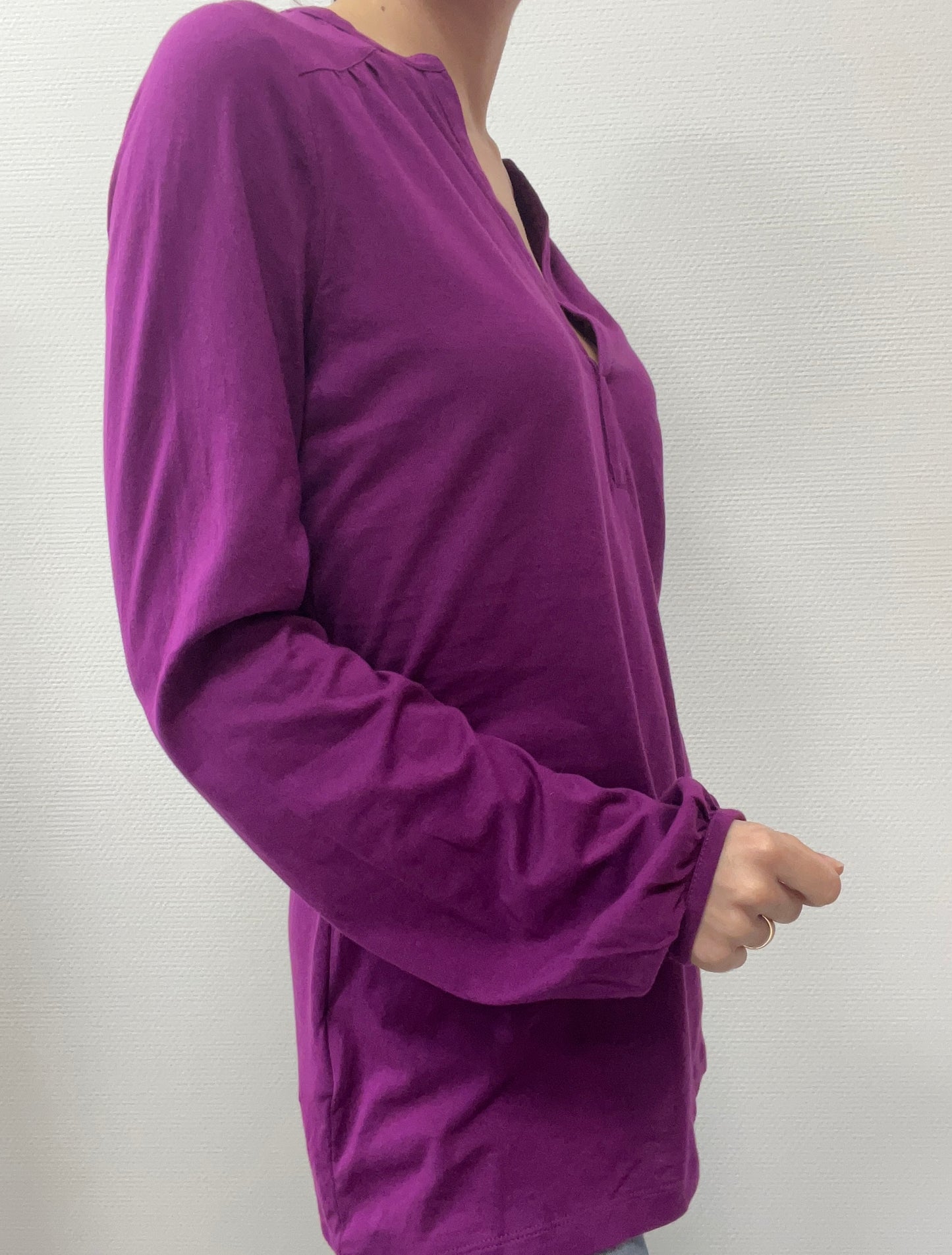 Blouse fluide violette