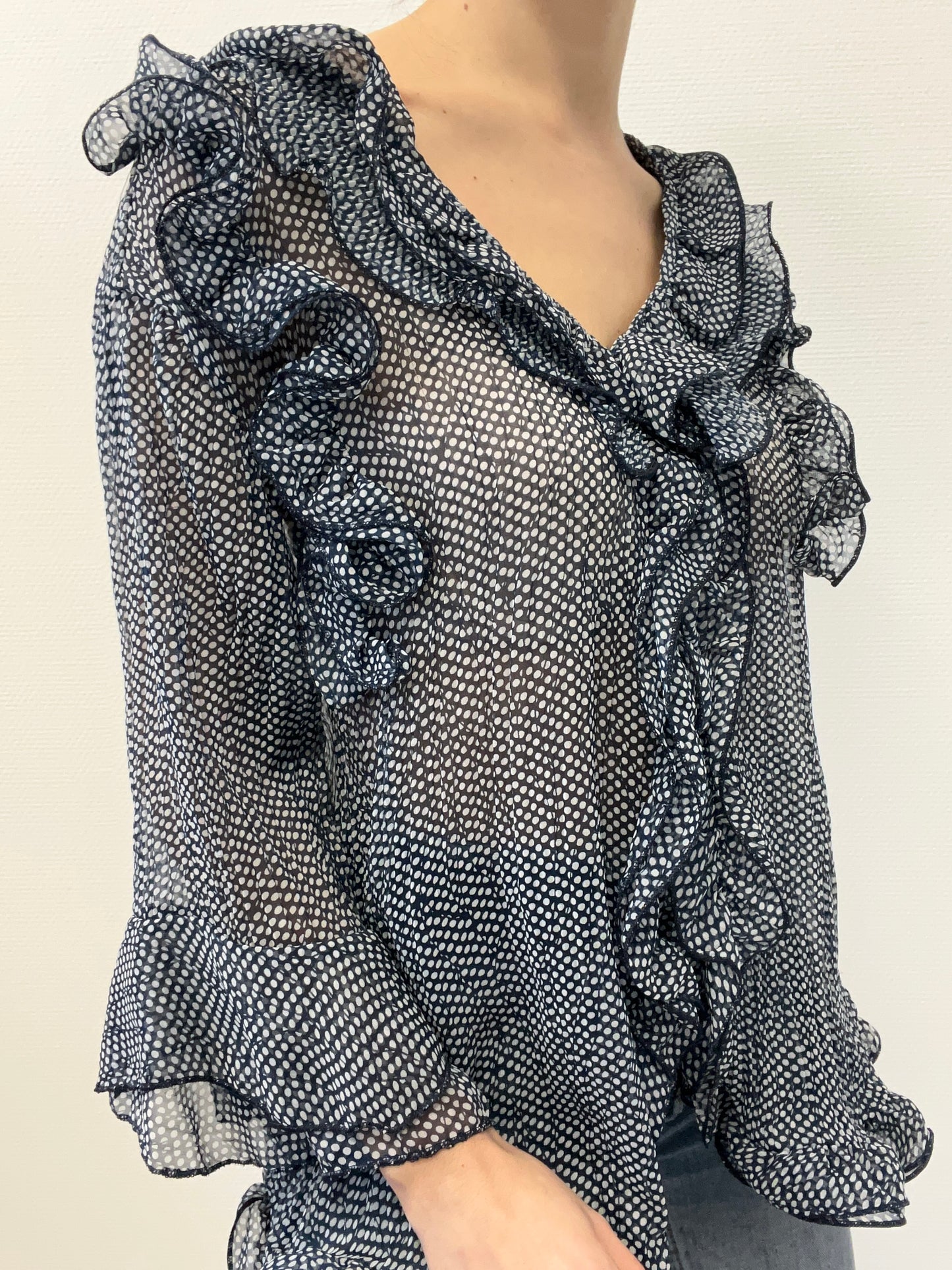 Blouse à volants