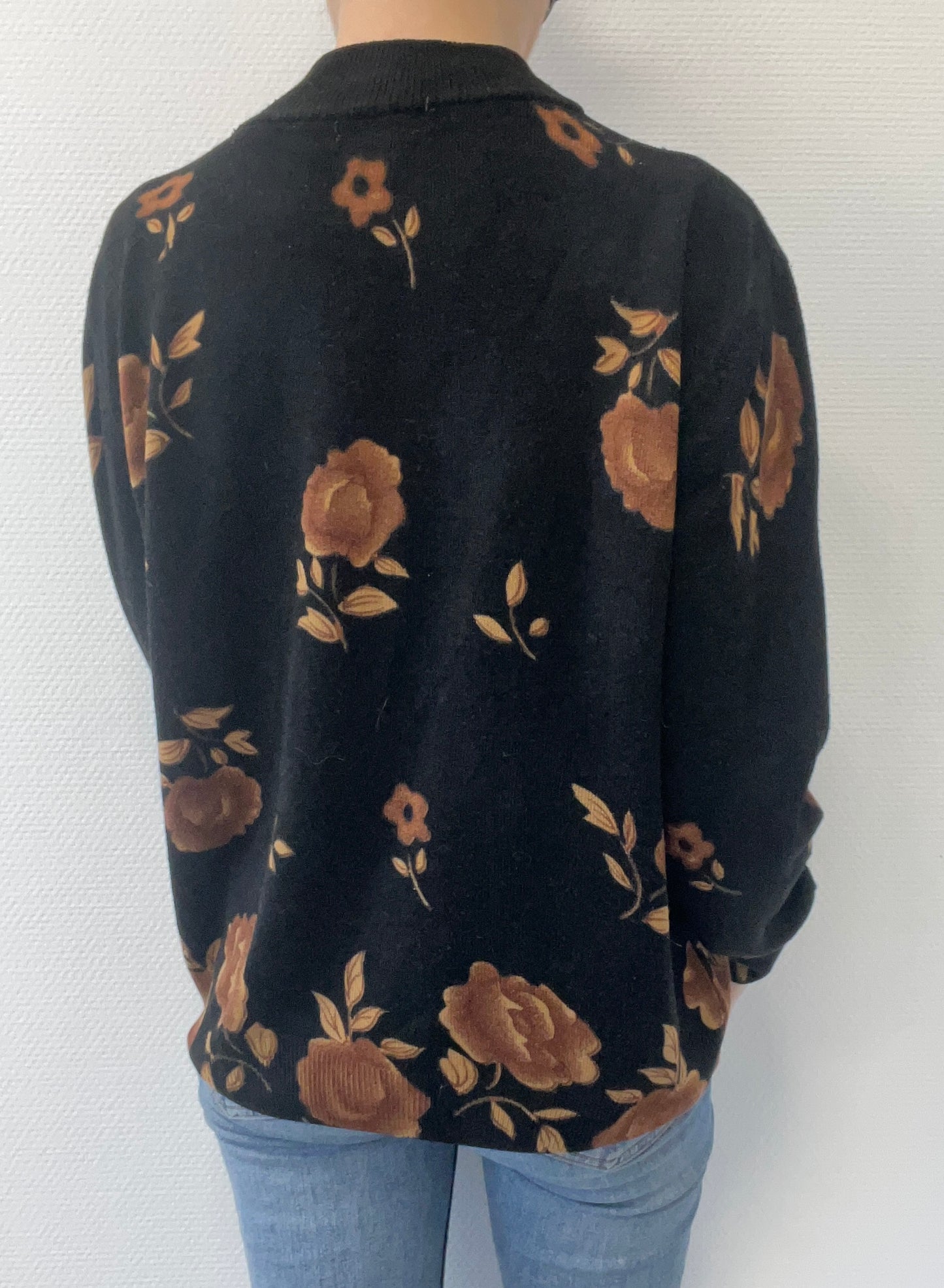 Pull à fleurs