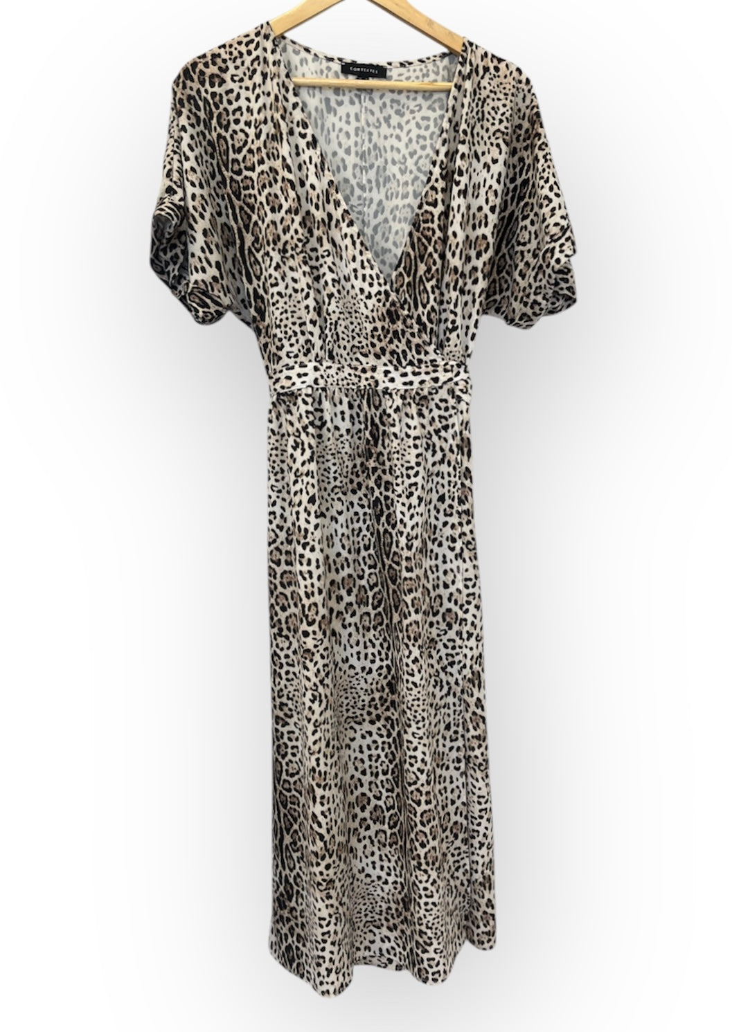 Robe portefeuille léopard