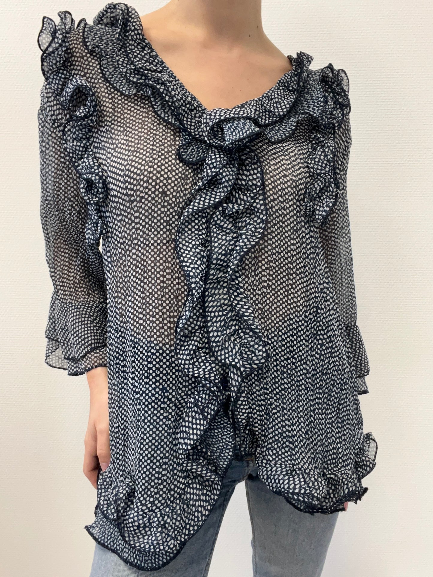Blouse à volants
