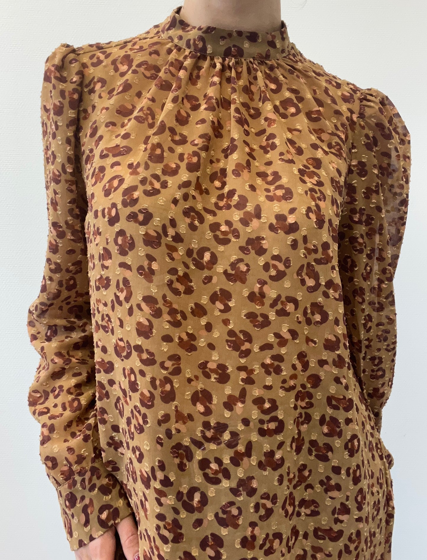 Blouse en plumetis imprimée