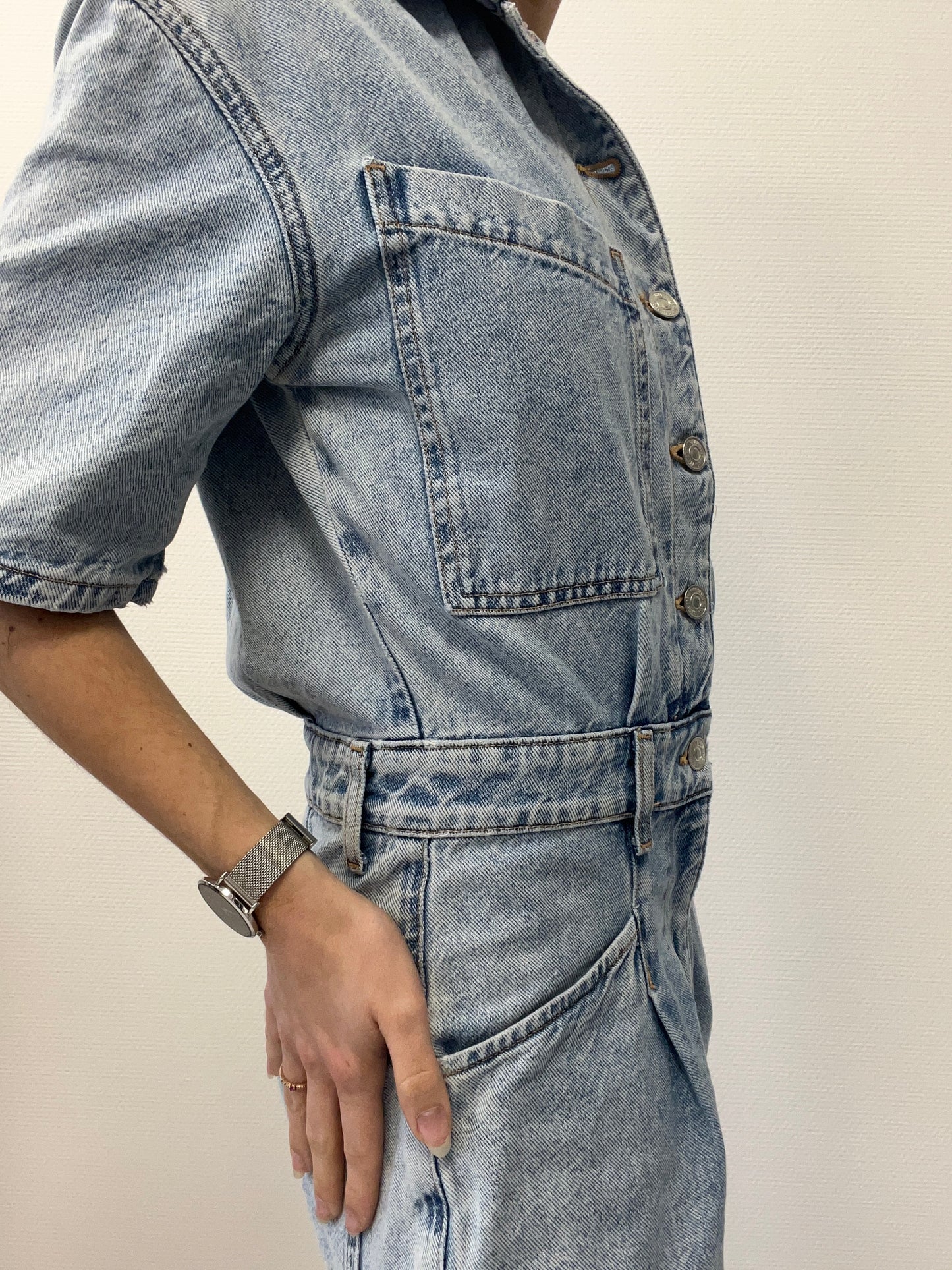 Combi-pantalon en jean