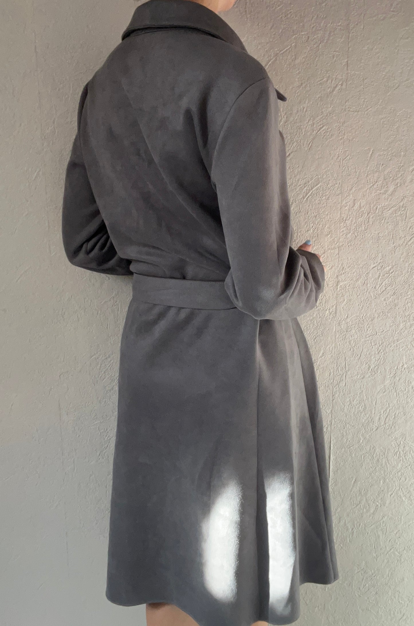 Robe en suédine
