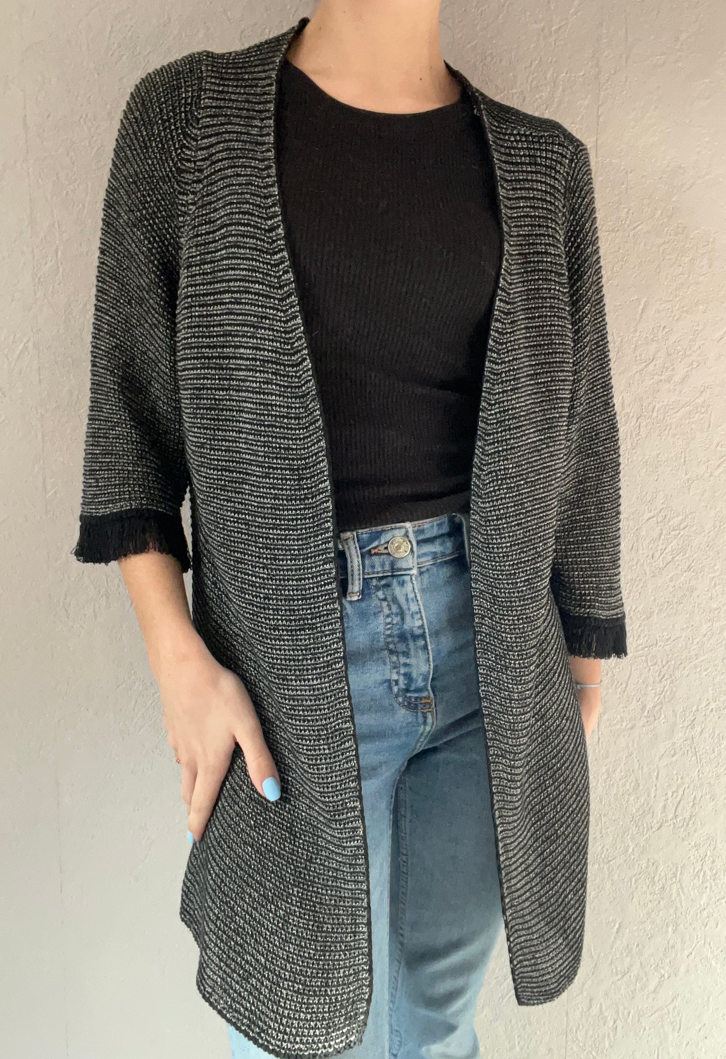 Gilet avec franges