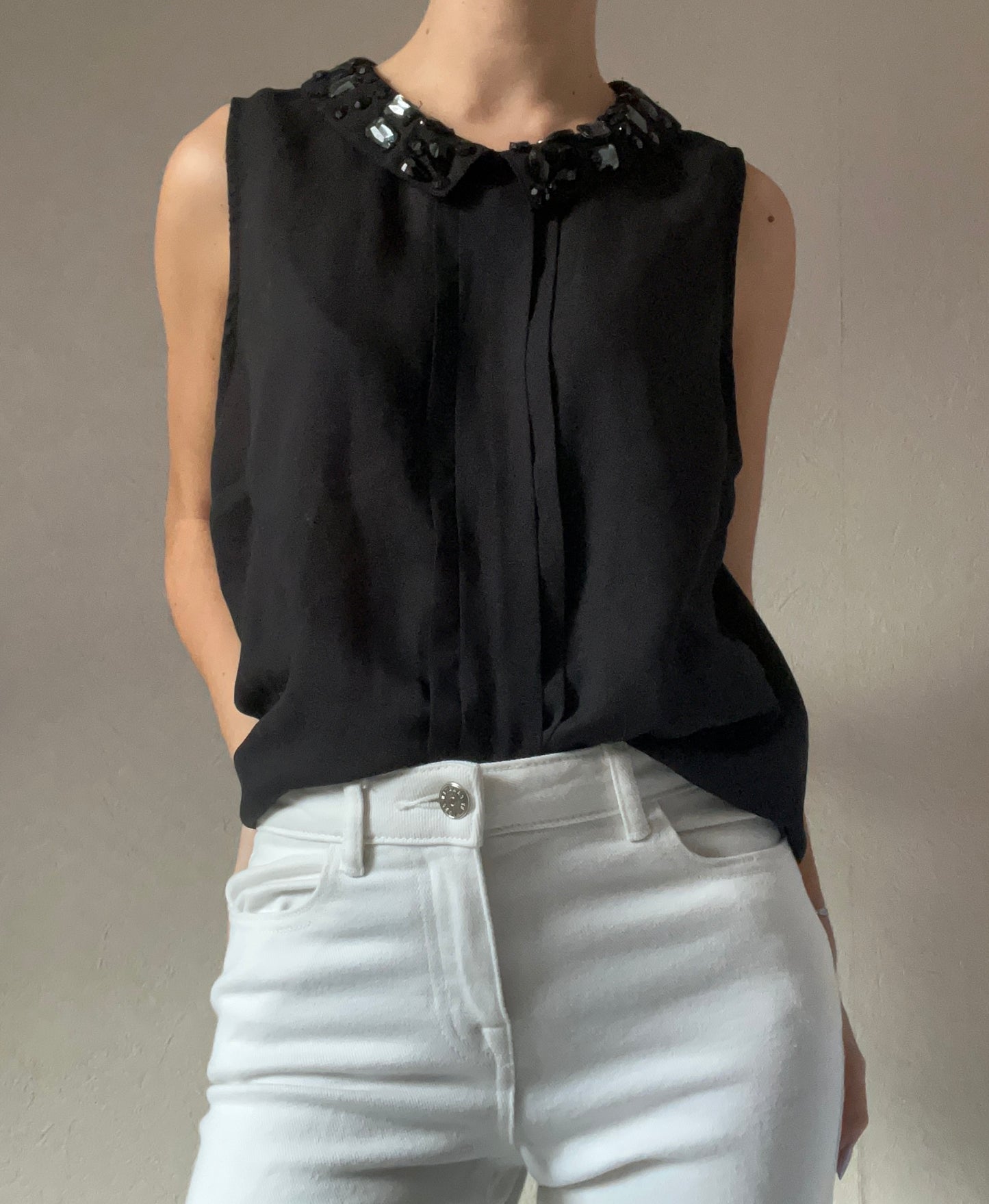 Blouse à strass