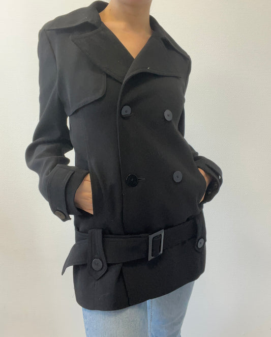 Veste blazer avec ceinture