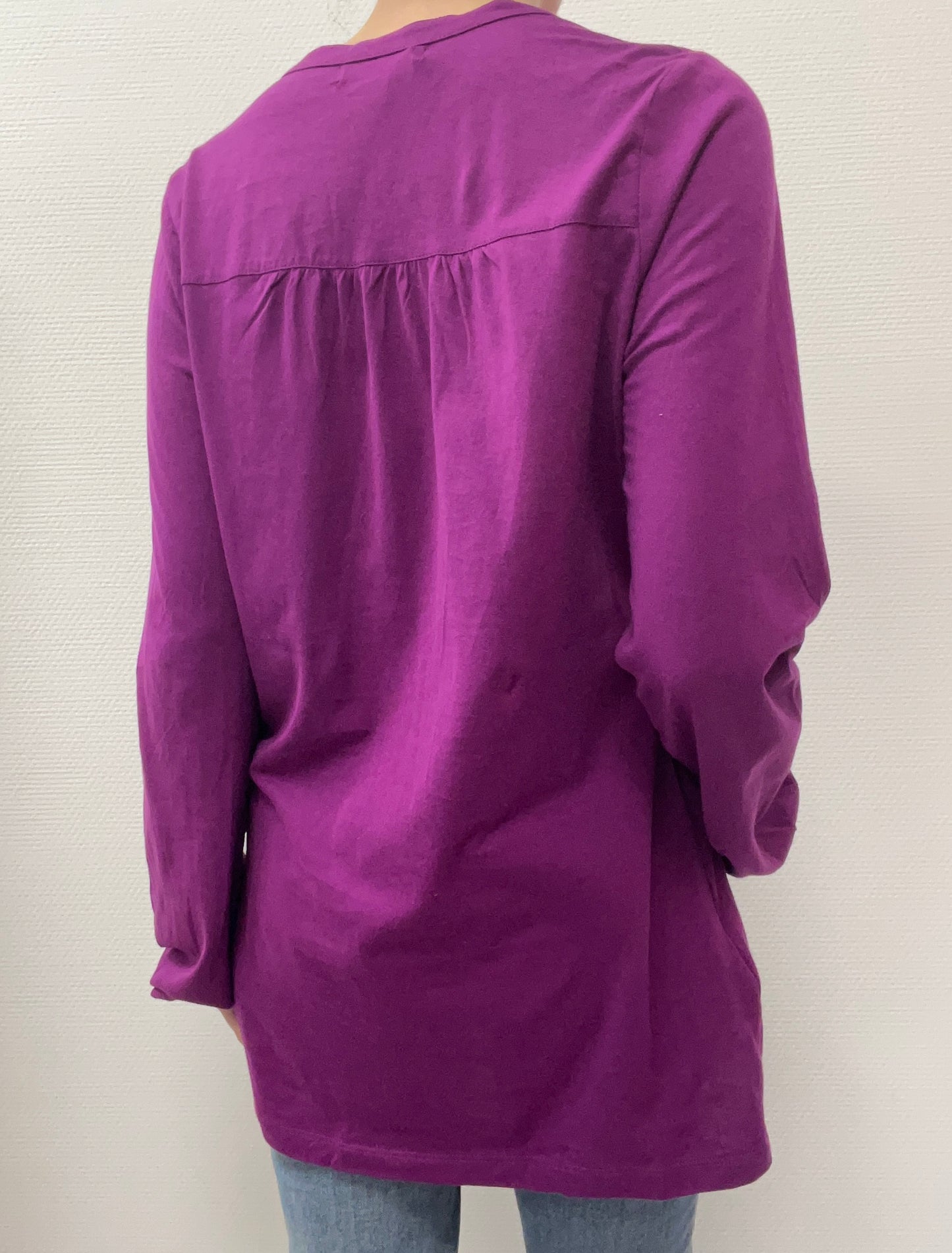 Blouse fluide violette