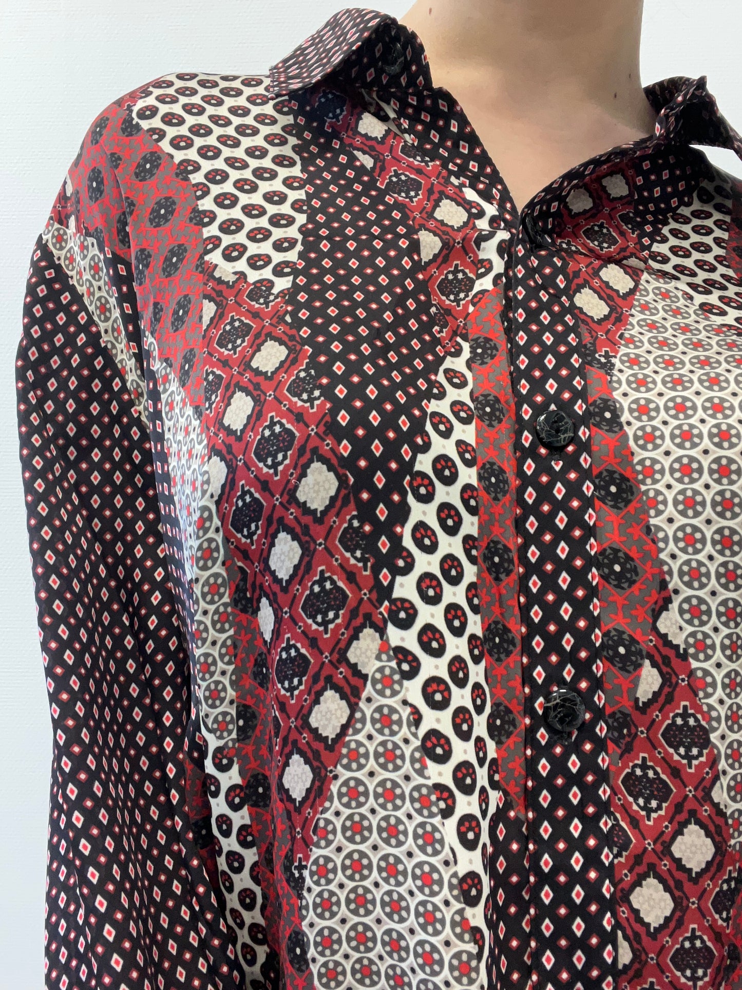Chemise à motifs