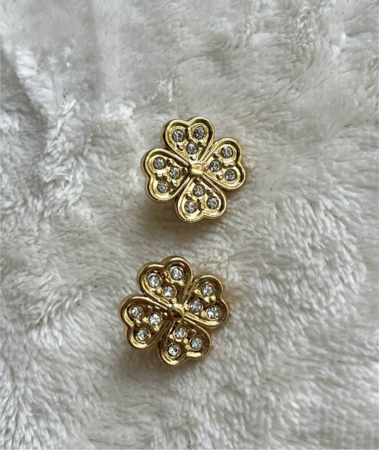 Boucles d’oreilles en trèfle