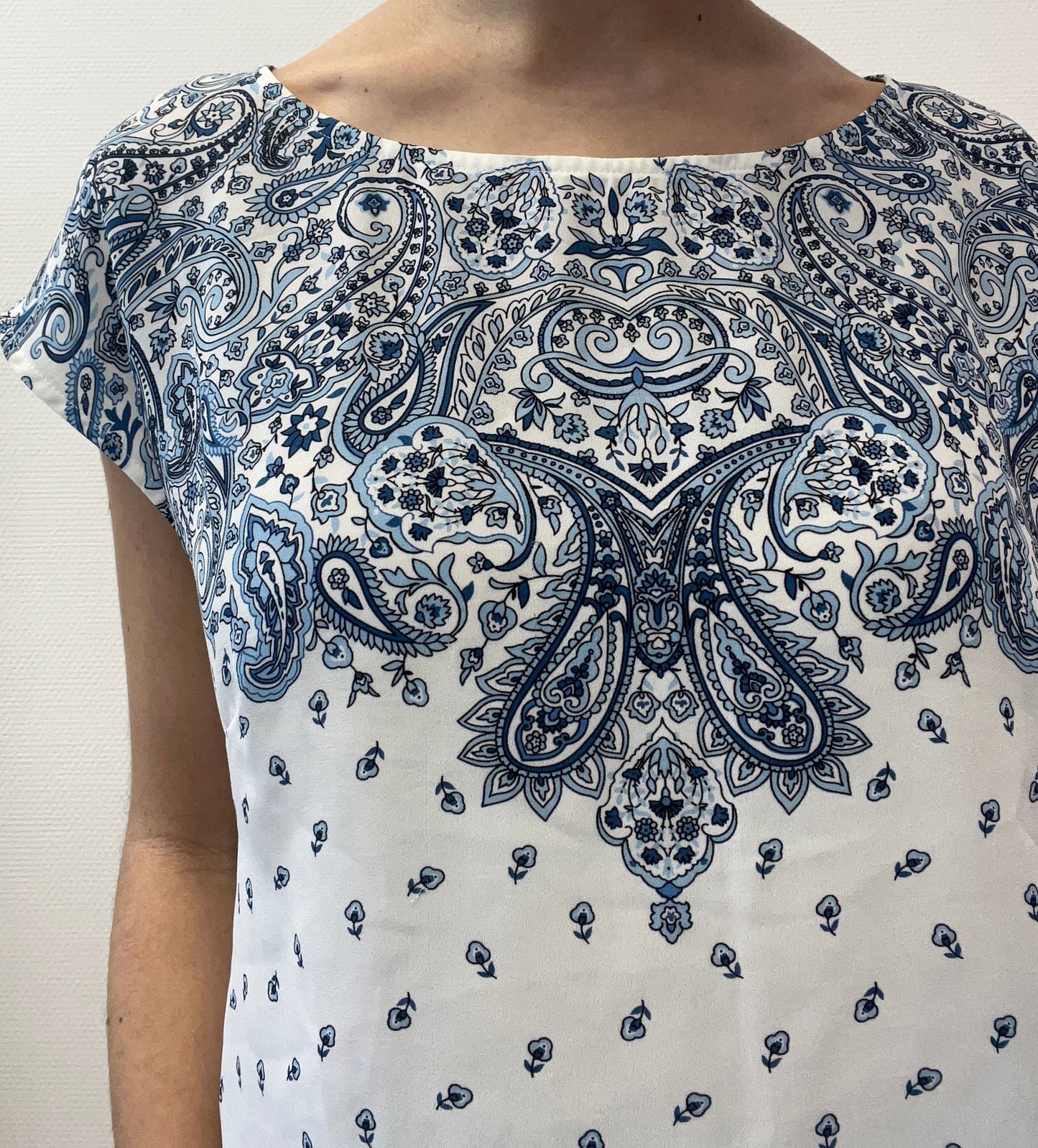 Top motif cachemire