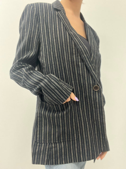 Veste blazer rayée