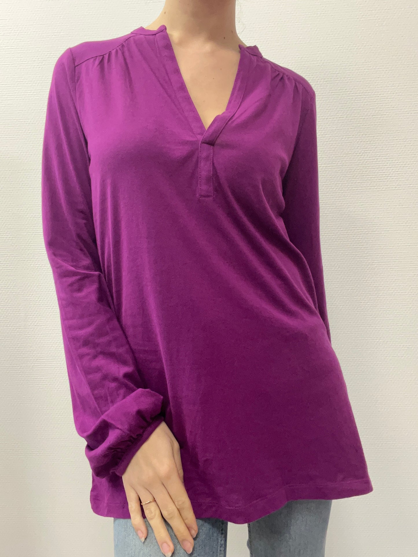 Blouse fluide violette
