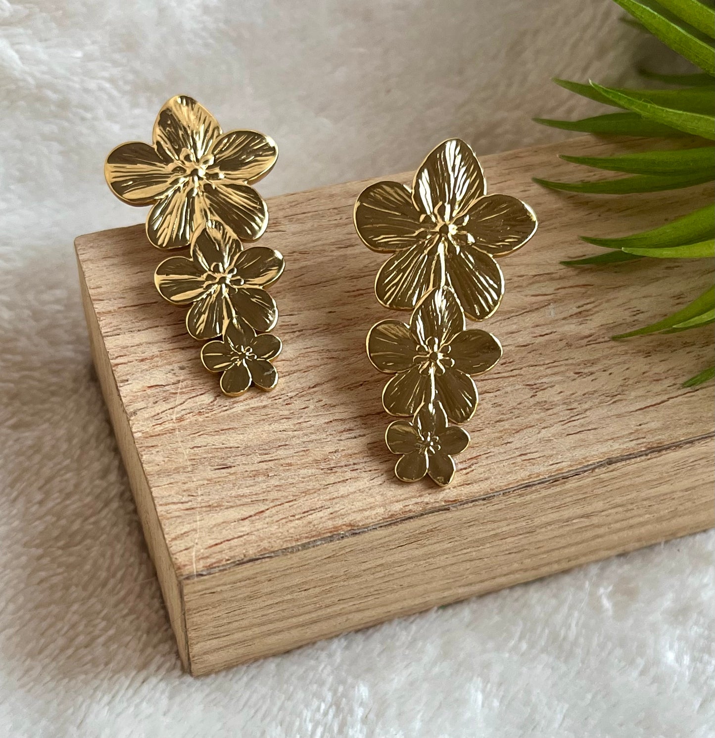 Boucles d'oreilles fleurs