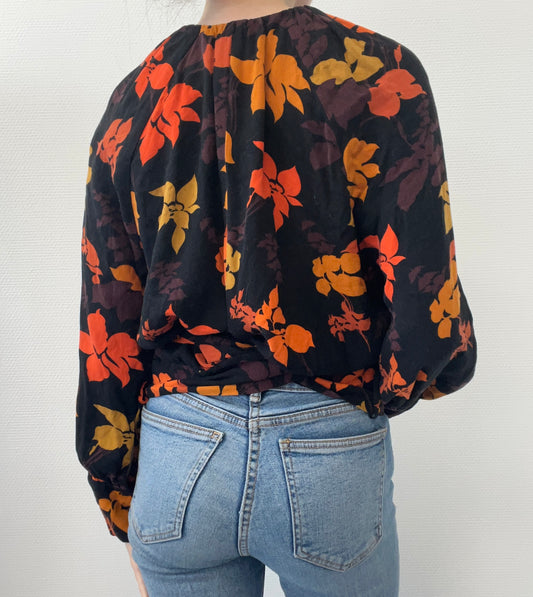 Blouse à fleurs