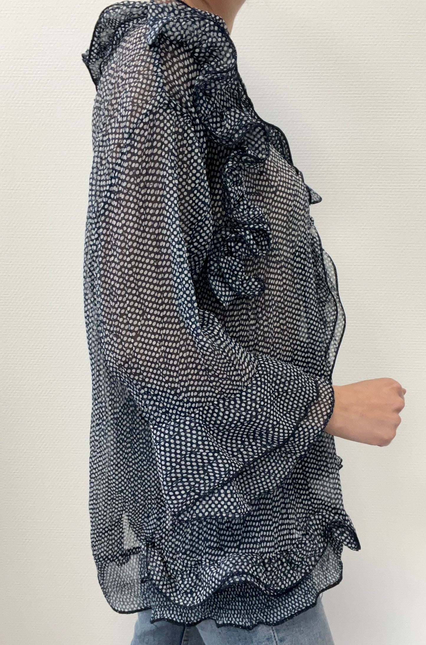 Blouse à volants