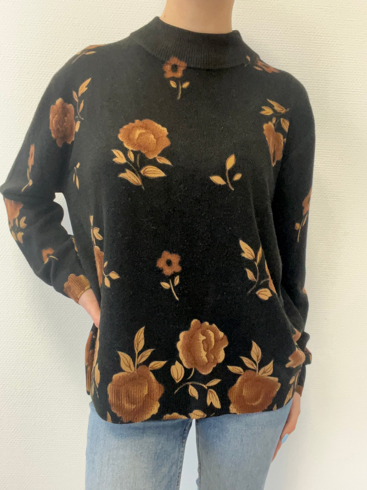 Pull à fleurs