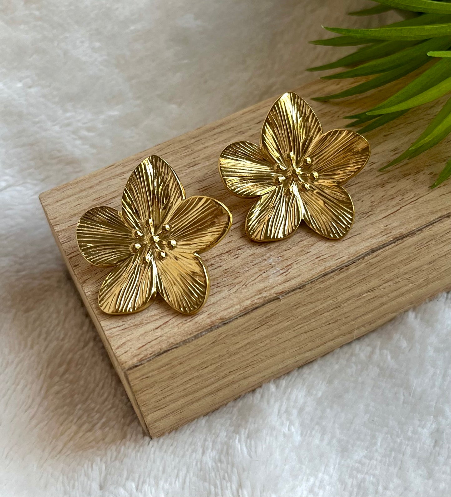 Boucles d'oreilles fleur