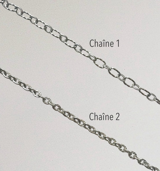 Collier charms argenté