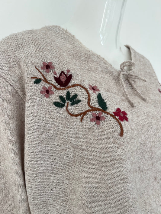 Pull brodé