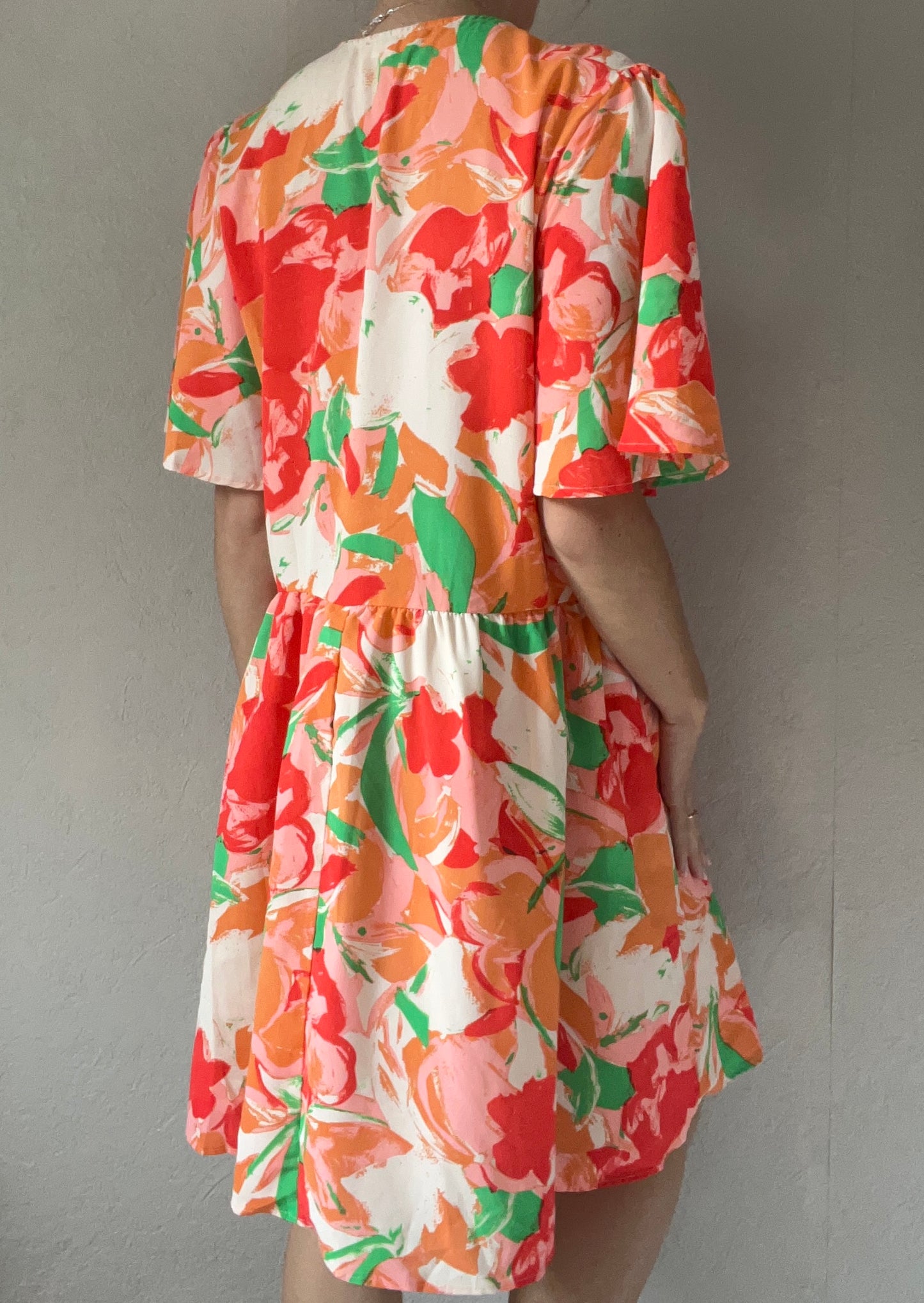 Robe fluide colorée