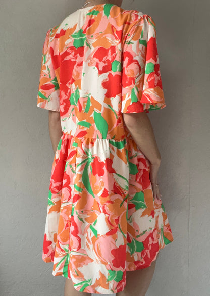 Robe fluide colorée