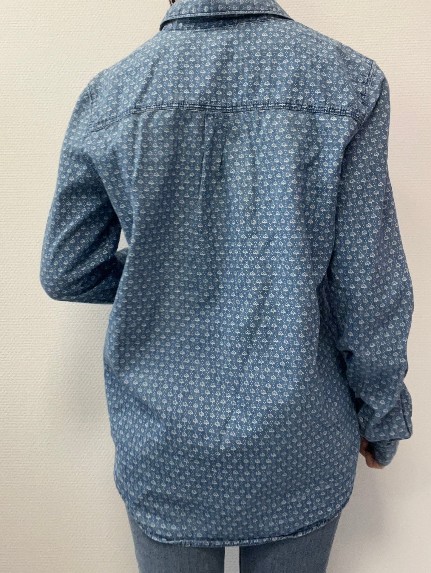 Chemise en effet jean