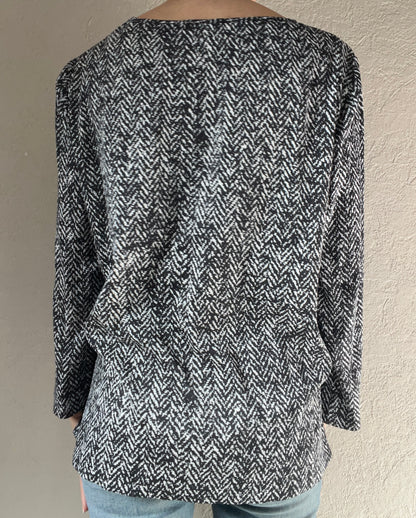 Blouse légère à motifs