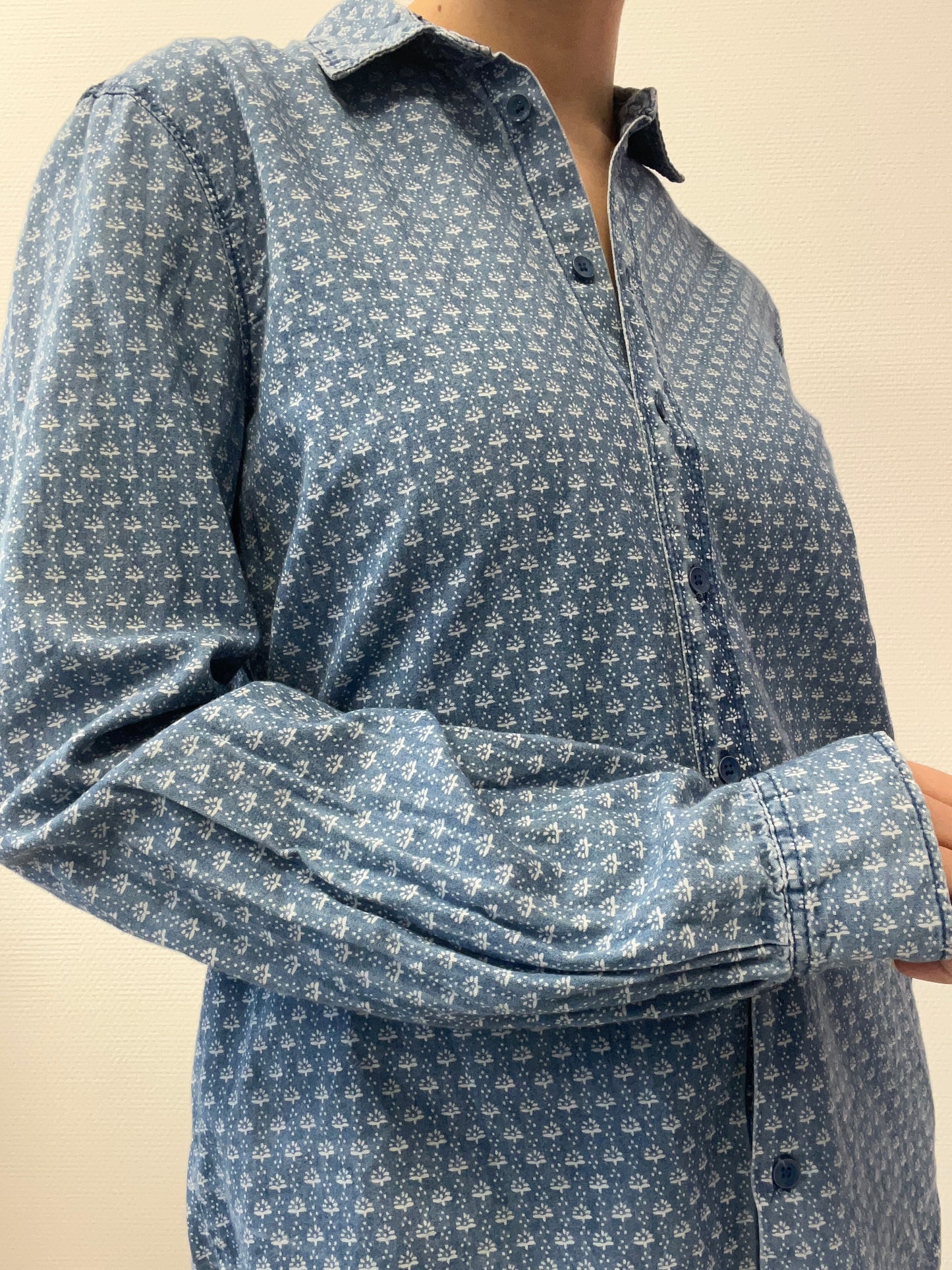 Chemise en effet jean