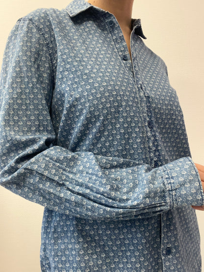 Chemise en effet jean