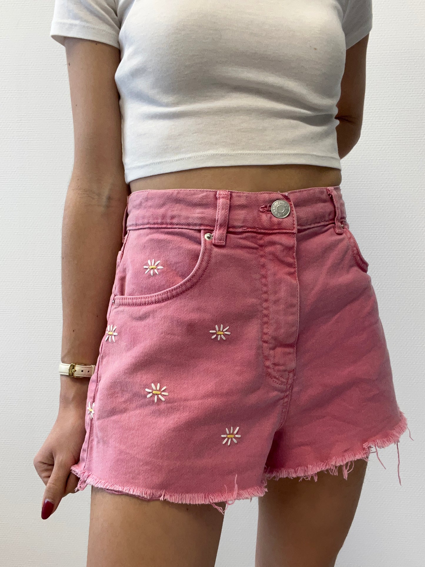 Short en jean marguerite