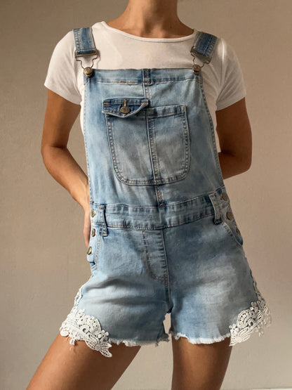 Combi-short en jean