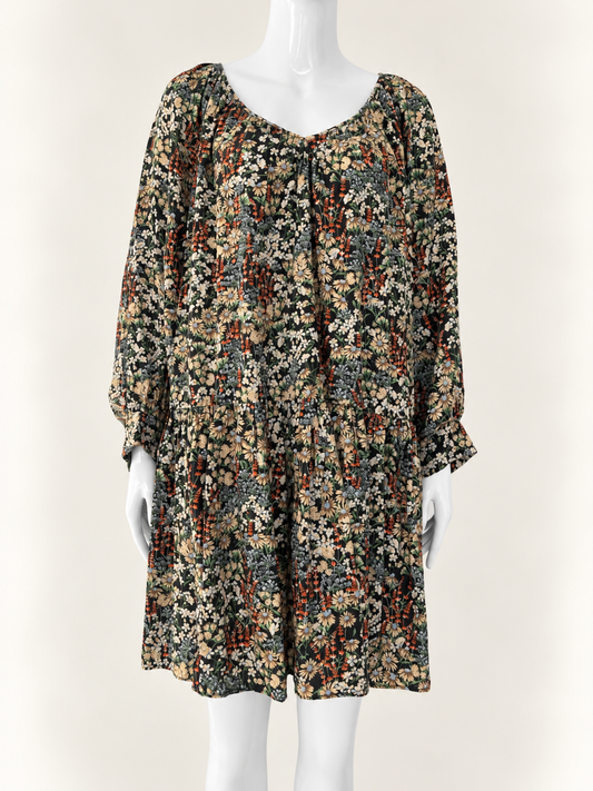 Robe fleurie courte