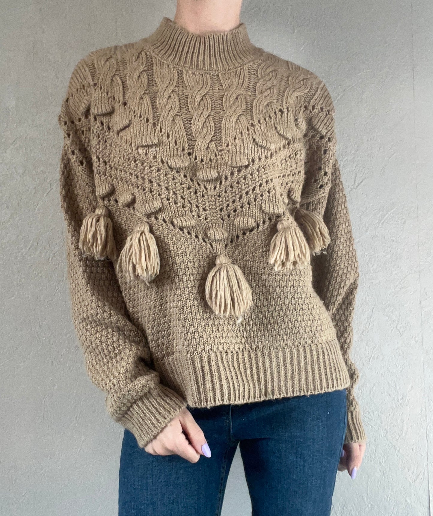 Pull à pompons