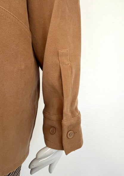 Chemise épaisse camel