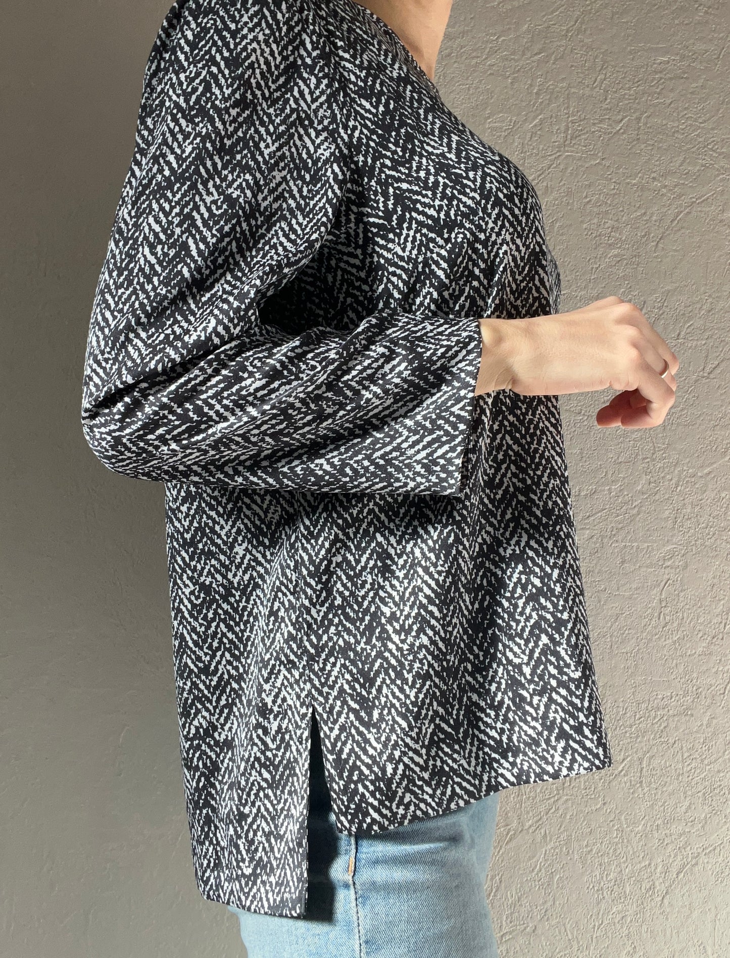 Blouse légère à motifs